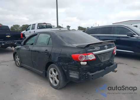 2012 Toyota Corolla S z USA, uszkodzony, nr VIN 2T1BU4EE8CC771874